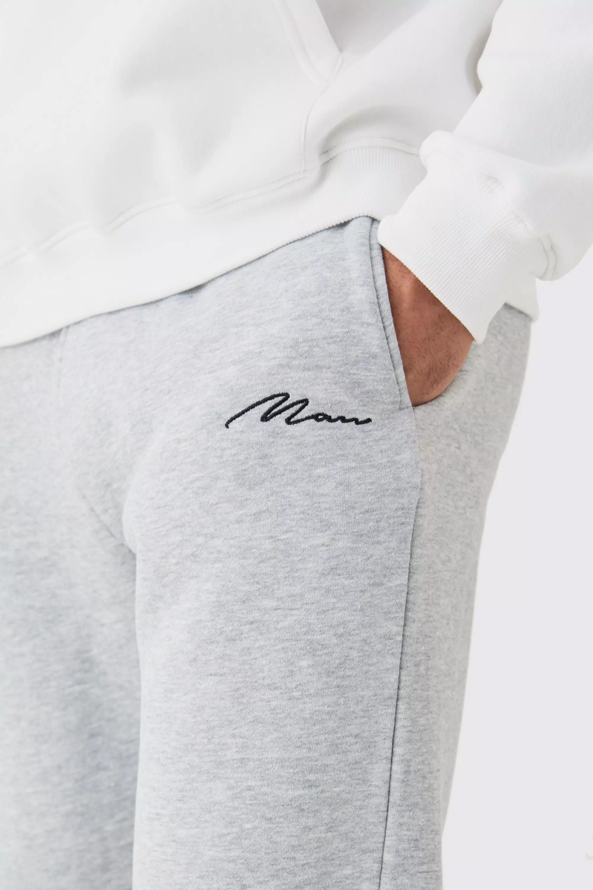 Boohooman signature online joggers